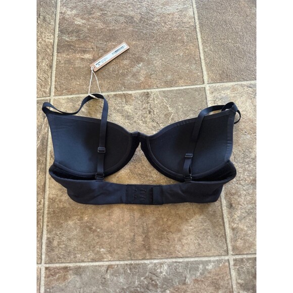 Skims Fits Everybody Scoop Plunge Bra Onyx Size 32C - Picture 3 of 5